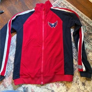 Kids Red and Black Sports Fleece Jacket